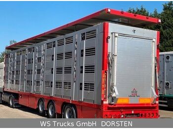 Menke-Janzen 4 Stock Vollalu Typ 2 Lenkachse  - Semirremolque transporte de ganado