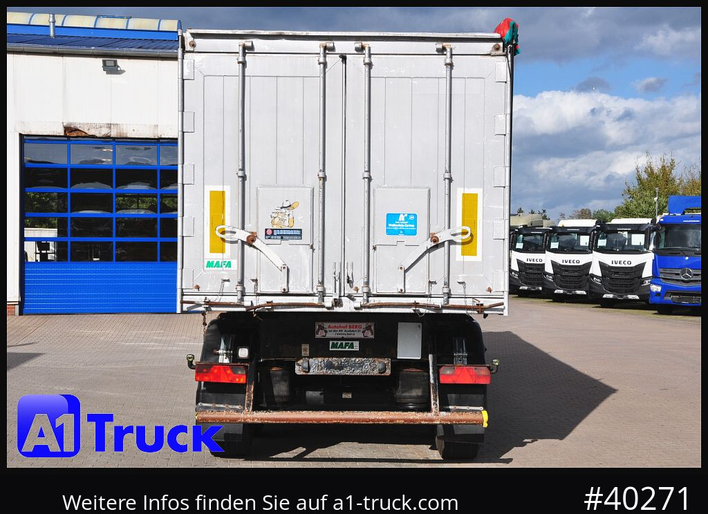 Semirremolque volquete MAFA Alu-Kippmulde, 50m³, Liftachse, Getreiderschieber,