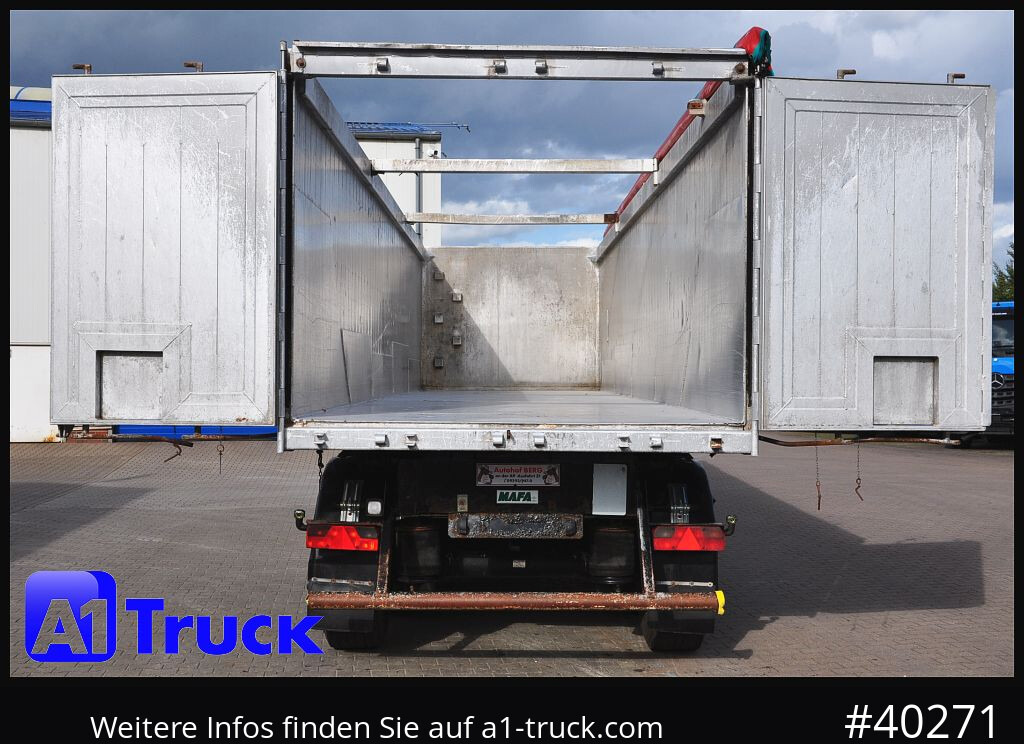 Semirremolque volquete MAFA Alu-Kippmulde, 50m³, Liftachse, Getreiderschieber,