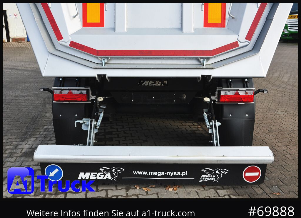 Semirremolque volquete REISCH Mega 28m³ Lift Stahl SAF Hardox
