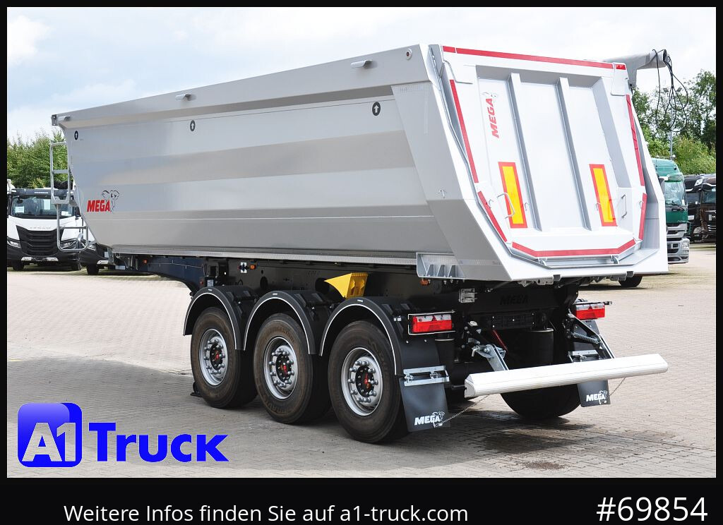 Semirremolque volquete REISCH Mega  28m³ Lift Stahl  SAF Hardox