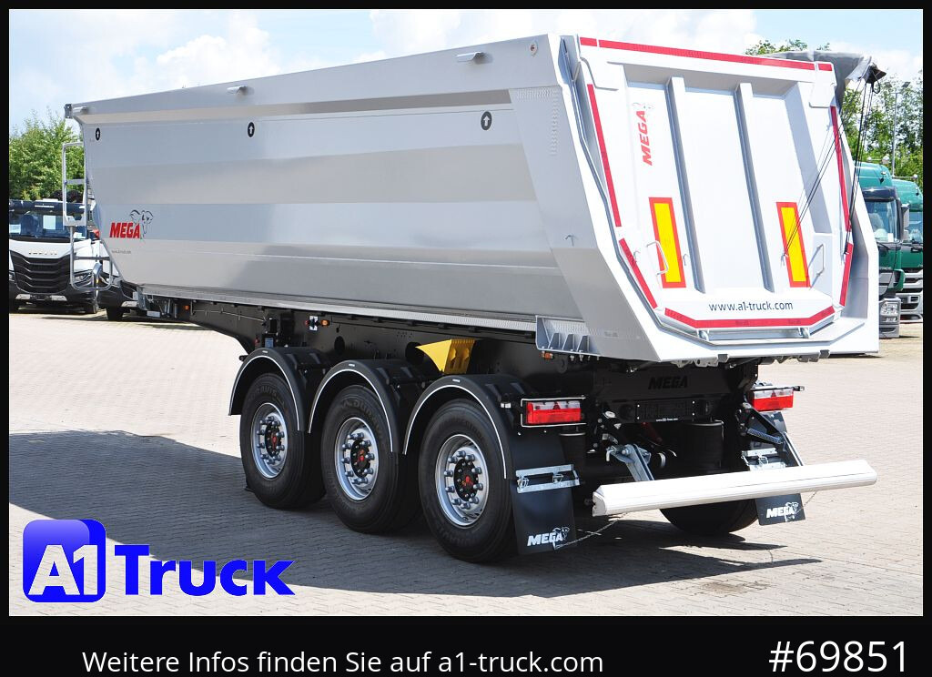 Semirremolque volquete REISCH Mega  28m³ Lift Stahl  SAF Hardox