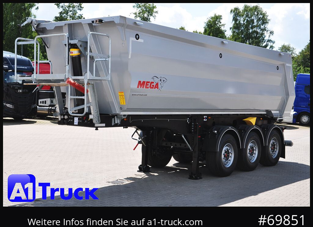 Semirremolque volquete REISCH Mega  28m³ Lift Stahl  SAF Hardox