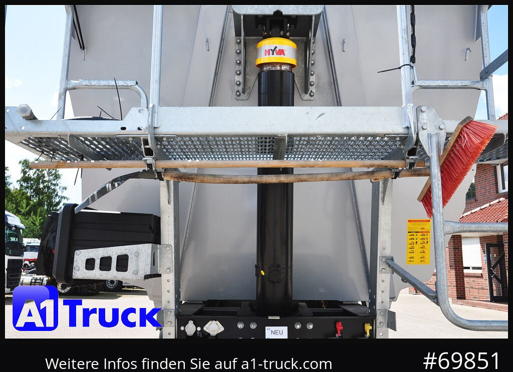 Semirremolque volquete REISCH Mega  28m³ Lift Stahl  SAF Hardox