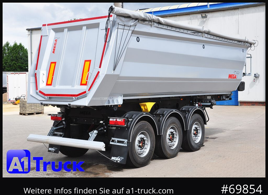 Semirremolque volquete REISCH Mega  28m³ Lift Stahl  SAF Hardox