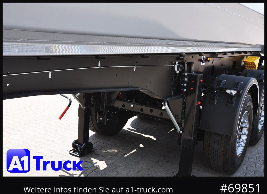 Semirremolque volquete REISCH Mega  28m³ Lift Stahl  SAF Hardox