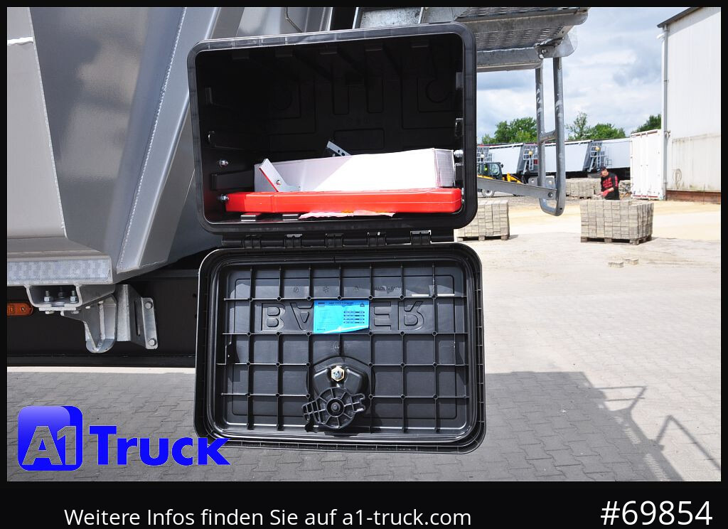 Semirremolque volquete REISCH Mega  28m³ Lift Stahl  SAF Hardox