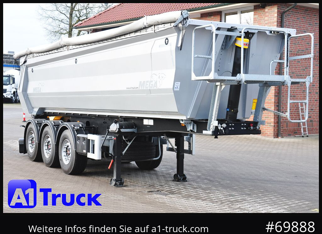 Semirremolque volquete REISCH Mega 28m³ Lift Stahl SAF Hardox