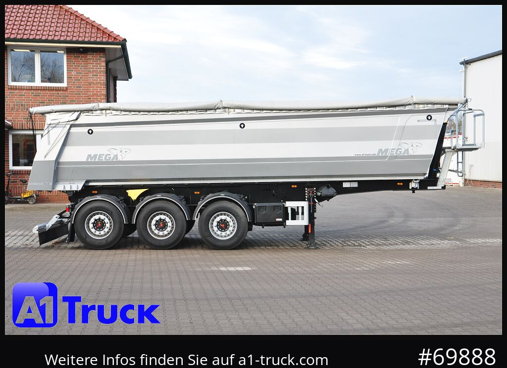 Semirremolque volquete REISCH Mega 28m³ Lift Stahl SAF Hardox