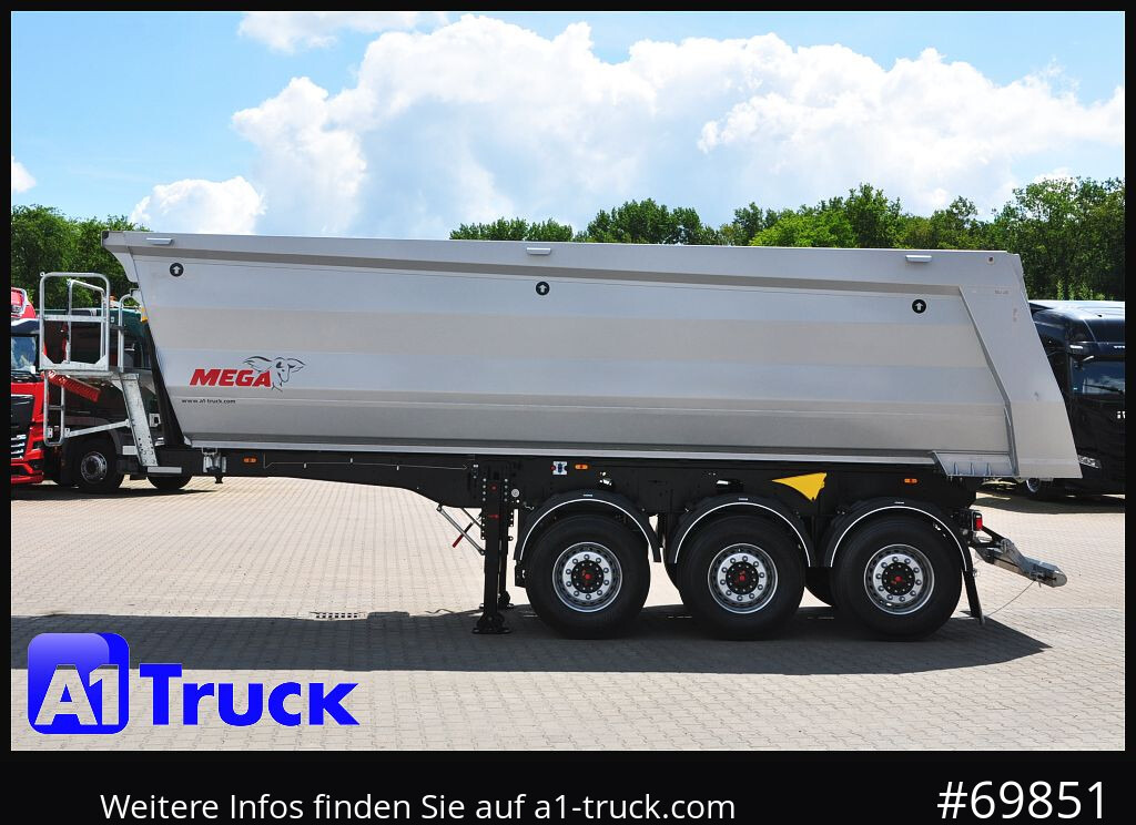 Semirremolque volquete REISCH Mega  28m³ Lift Stahl  SAF Hardox