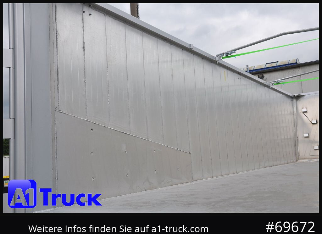 Semirremolque volquete REISCH RHKS, Alu-Kippmulde 50m³, NEU Kombitüren, Alufelgen, Liftachse,