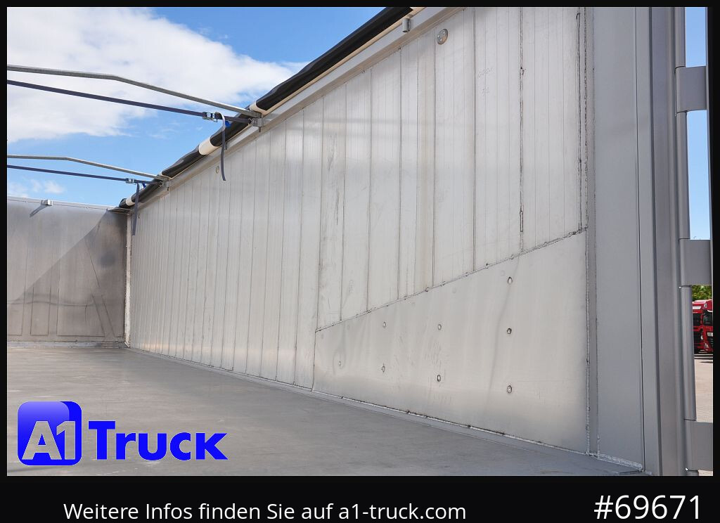 Semirremolque volquete REISCH RHKS, Alu-Kippmulde 52m³, Kombitüren, Alufelgen, Liftachse,