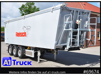 Semirremolque volquete REISCH RHKS, Alu-Kippmulde 54m³, Kombitüren, Alufelgen, Liftachse,