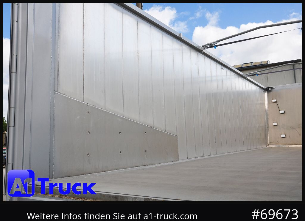 Semirremolque volquete REISCH RHKS, Alu-Kippmulde 54m³, Kombitüren, Alufelgen, Liftachse,