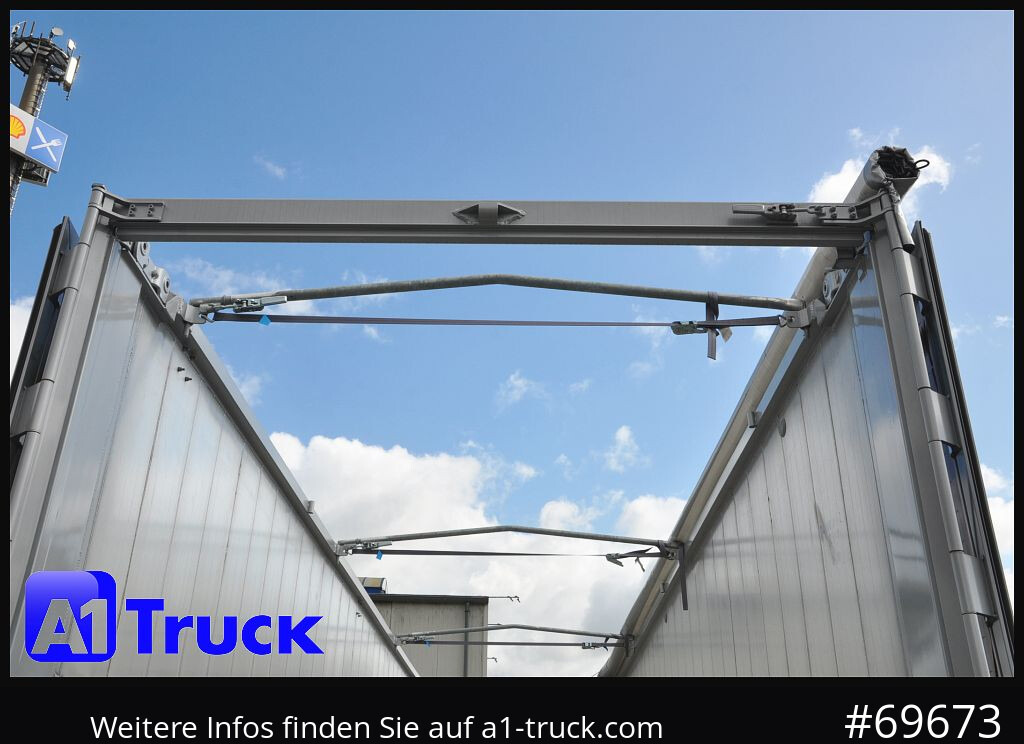 Semirremolque volquete REISCH RHKS, Alu-Kippmulde 54m³, Kombitüren, Alufelgen, Liftachse,