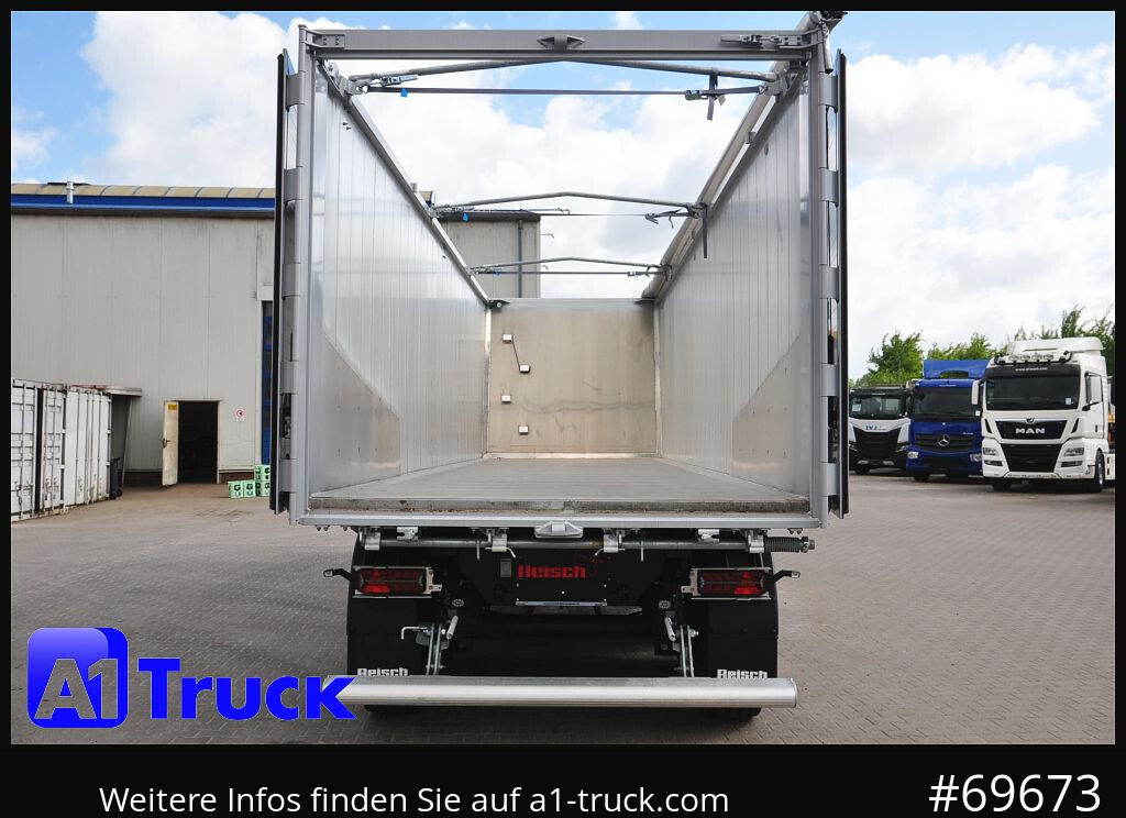 Semirremolque volquete REISCH RHKS, Alu-Kippmulde 54m³, Kombitüren, Alufelgen, Liftachse,
