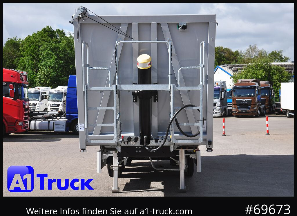 Semirremolque volquete REISCH RHKS, Alu-Kippmulde 54m³, Kombitüren, Alufelgen, Liftachse,