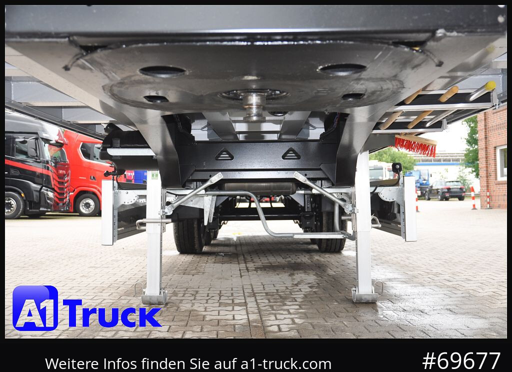 Semirremolque volquete REISCH RHKS, Alu-Kippmulde 57m³, Kombitüren, Alufelgen, Liftachse,