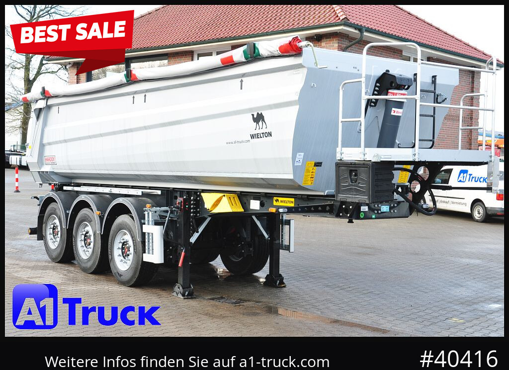 Semirremolque volquete WIELTON Wielton 26m³ Strong Master Stahl