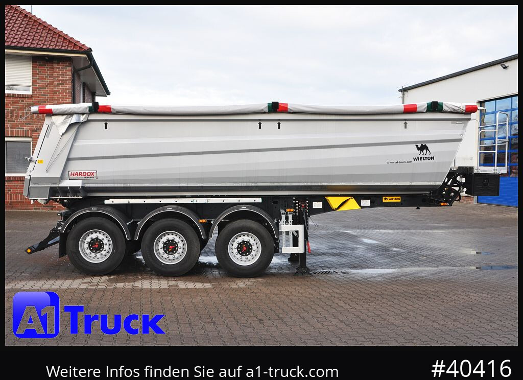Semirremolque volquete WIELTON Wielton 26m³ Strong Master Stahl