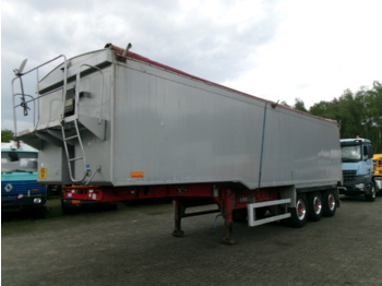 Wilcox Tipper trailer alu 52 m3 + tarpaulin - semirremolque volquete