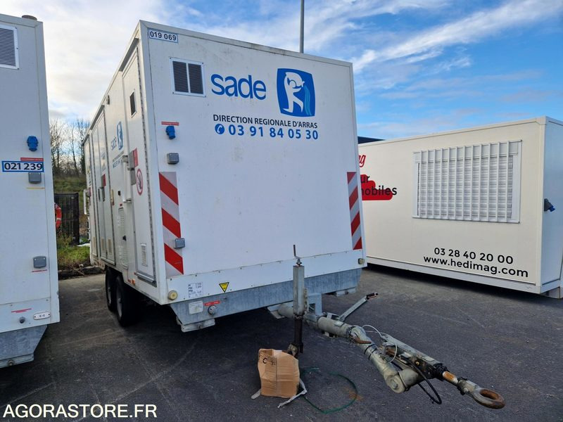 Semirremolque Unité mobile de désamiantage Daudin 2502D - 2014 - DG800RC