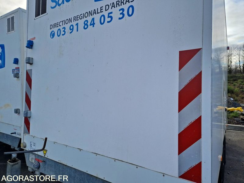Semirremolque Unité mobile de désamiantage Daudin 2502D - 2014 - DG800RC