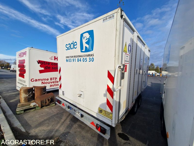 Semirremolque Unité mobile de désamiantage Daudin 2502D - 2014 - DG800RC