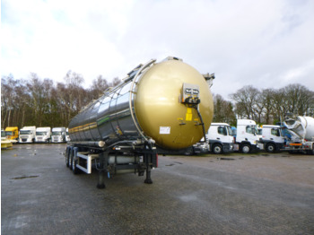 Semirremolque cisterna para transporte de substancias químicas Van Hool Chemical tank inox 30 m3 / 1 comp ADR 12/03/2024: foto 2
