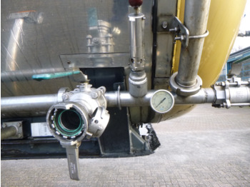 Semirremolque cisterna para transporte de substancias químicas Van Hool Chemical tank inox 30 m3 / 1 comp ADR 12/03/2024: foto 5