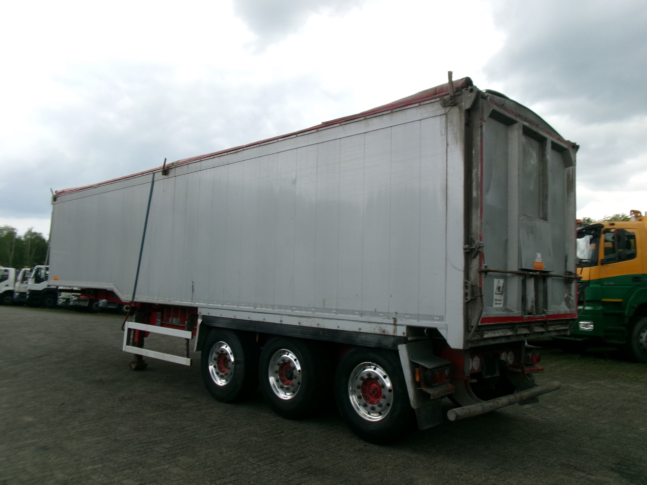 Semirremolque volquete Wilcox Tipper trailer alu 52 m3 + tarpaulin: foto 3