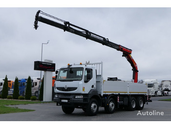 Camión caja abierta RENAULT Kerax 410