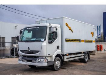 Camión caja cerrada RENAULT Midlum 180