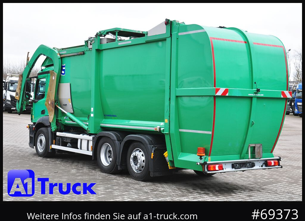 Camión de basura MERCEDES-BENZ Antos 2533, HS Millenium XXL37 Überkopflader,