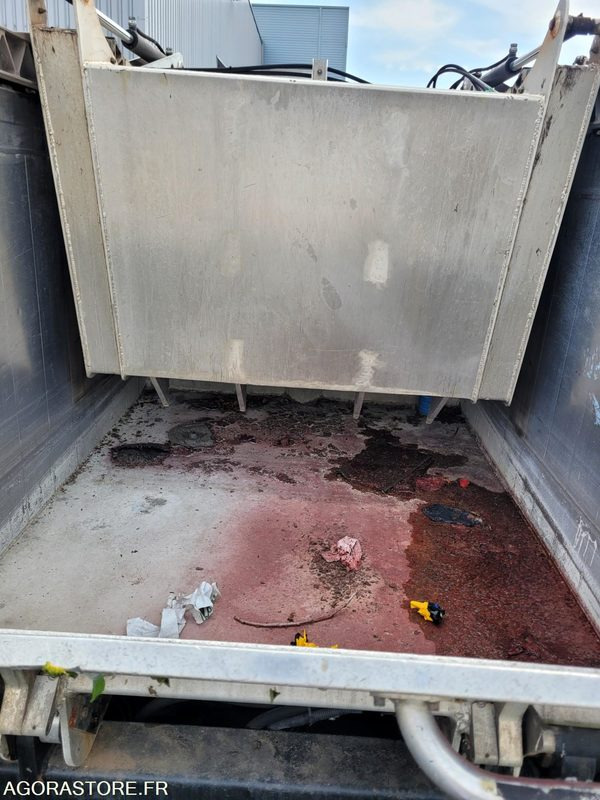 Camión de basura Mini benne à ordures ménagères NISSAN DIESEL AK-906-PP POUR PIECES