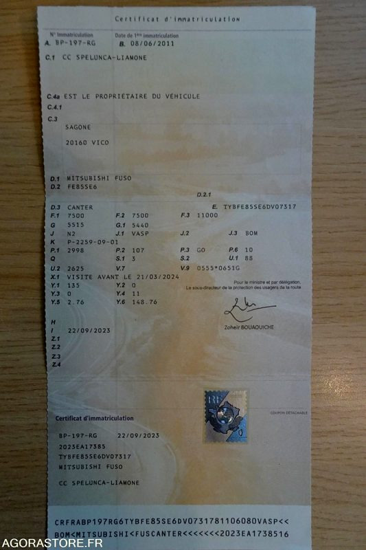 Camión de basura Mitsubishi Fuso