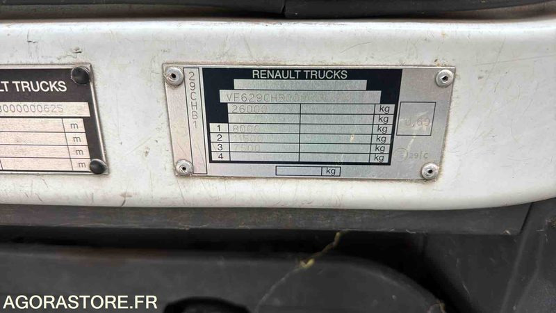 Camión de basura RENAULT 29CHB1DC237E - 2008 - 276414 KM