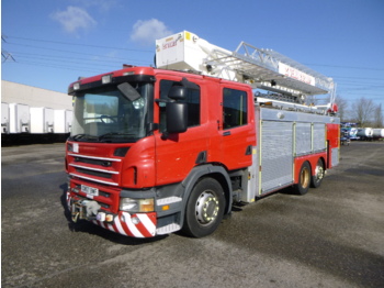 Scania P310 6x2 RHD fire truck + pump, ladder & manlift - camión de bomberos