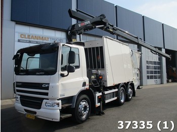 Camión de basura DAF FAN 75 CF 250 Euro 5 Hiab 21 ton/meter laadkraan: foto 1