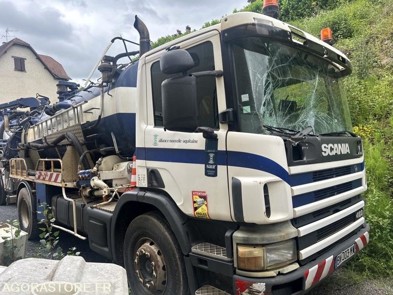 Limpieza de alcantarillado Hydrocureurs Scania P460 - BN003MX - 2000 / 572 216 KM