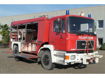Camión de bomberos MAN 19.372 4x4, Feuerwehr, Rosenbauer, Allrad, 370PS: foto 2