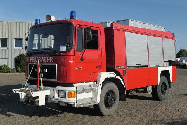 Camión de bomberos MAN 19.372 4x4, Feuerwehr, Rosenbauer, Allrad, 370PS: foto 8