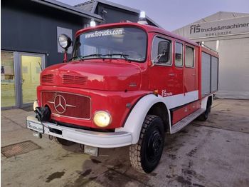 Camión de bomberos Mercedes-Benz 1113 LAF 4x4 firefighter - water tank 2x 1000l: foto 1