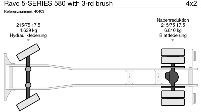 Barredora vial Ravo 5-SERIES 580 with 3-rd brush: foto 14