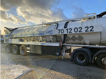 Scania R470 6X2/4 ADR Tanker with 3 chambers,For hazardous material - Limpieza de alcantarillado: foto 5