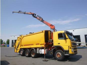 Camión de basura Volvo FM12.420 8X4 NORBA RL300 JONSERED CRANE/KRAN EUR: foto 1