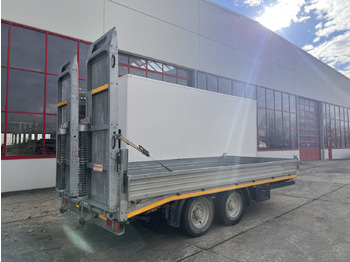 Remolque góndola rebajadas para transporte de equipos pesados Möslein TTS 11 Schwebheim  Tandemtieflader, Breite Rampen, Wenig Benutzt: foto 3