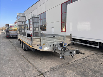 Remolque góndola rebajadas para transporte de equipos pesados Möslein TTS 11 Schwebheim  Tandemtieflader, Breite Rampen, Wenig Benutzt: foto 5