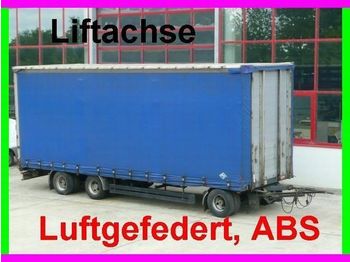 Remolque con toldo Schwarzmüller 3 Achs Jumbo Planen Anhänger, 64m3 Luft, Lift, ABS: foto 1