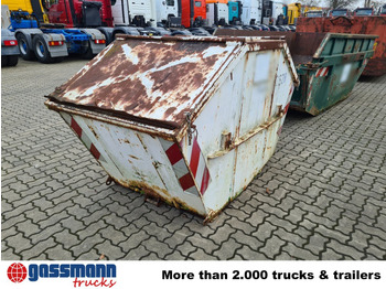 Contenedor de cadenas City-Absetzcontainer ca. 2m³ offen mit Deckel: foto 5